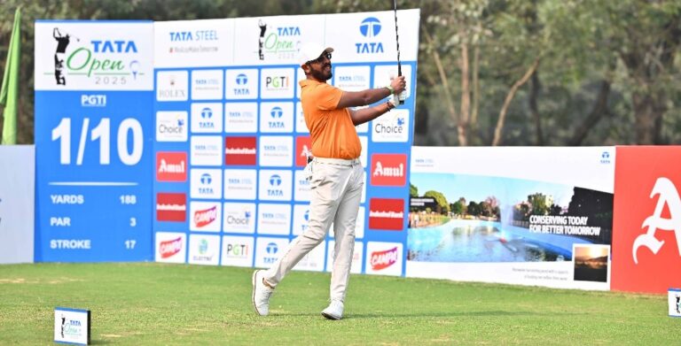 Sandhu storms ahead with sizzling 64 at TATA Open finale